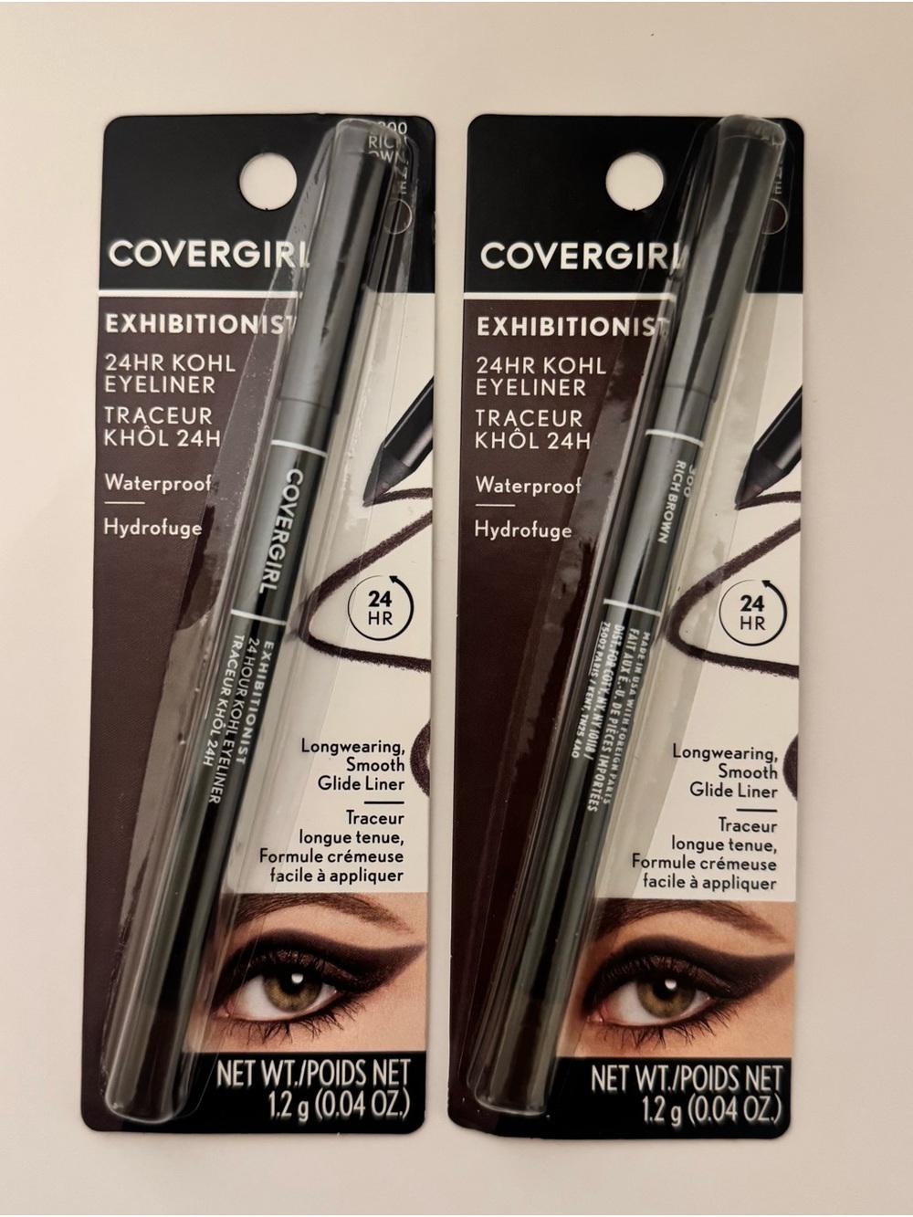 COVERGIRL Exhibitionist 24HR Kohl Eyeliner - Black (2 Pack)
